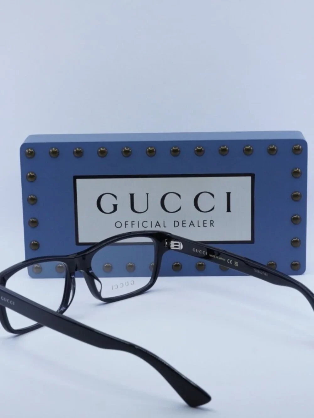 Gucci GG0006OAN 001 Rectangle Eyeglasses 55mm - Black